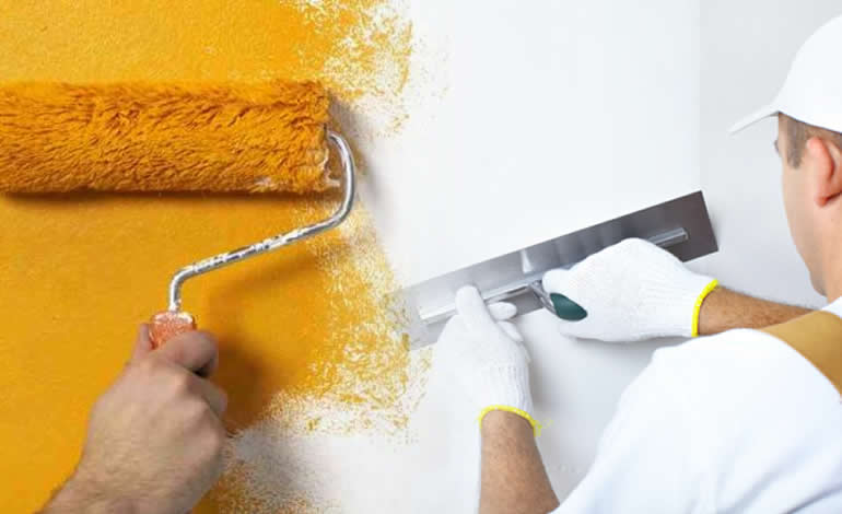 Alçı, Sıva Boya İşleri